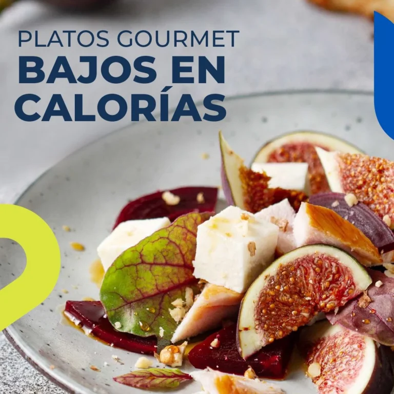 Platos gourmet bajos en calorías